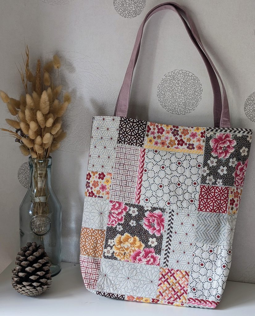 Tote bag patchwork bohème